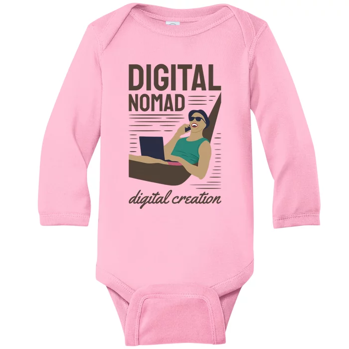 Digital Nomad Digital Creation Baby Long Sleeve Bodysuit