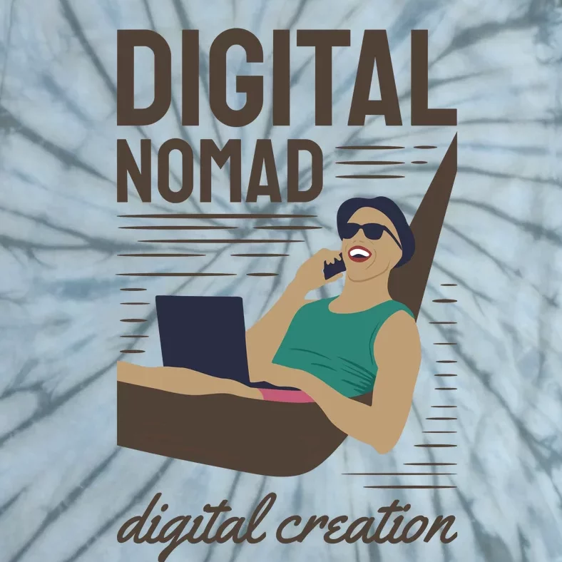 Digital Nomad Digital Creation Tie-Dye T-Shirt