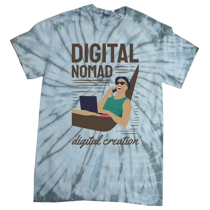 Digital Nomad Digital Creation Tie-Dye T-Shirt