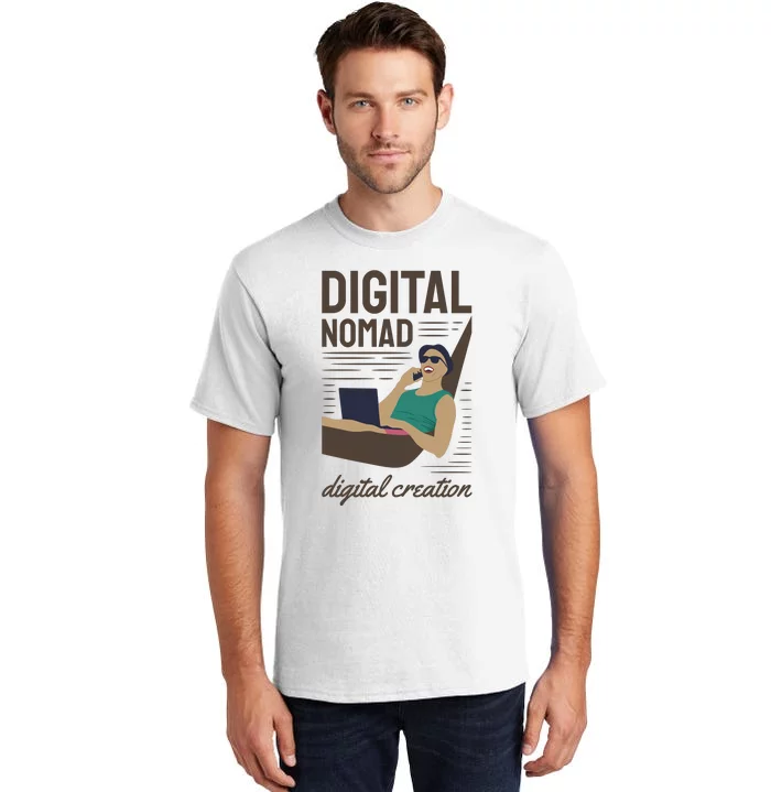 Digital Nomad Digital Creation Tall T-Shirt