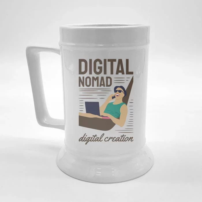 Digital Nomad Digital Creation Front & Back Beer Stein