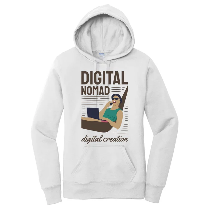 Digital Nomad Digital Creation Women's Pullover Hoodie