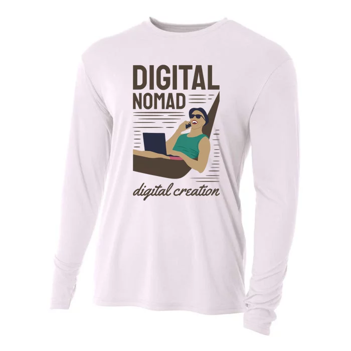 Digital Nomad Digital Creation Cooling Performance Long Sleeve Crew