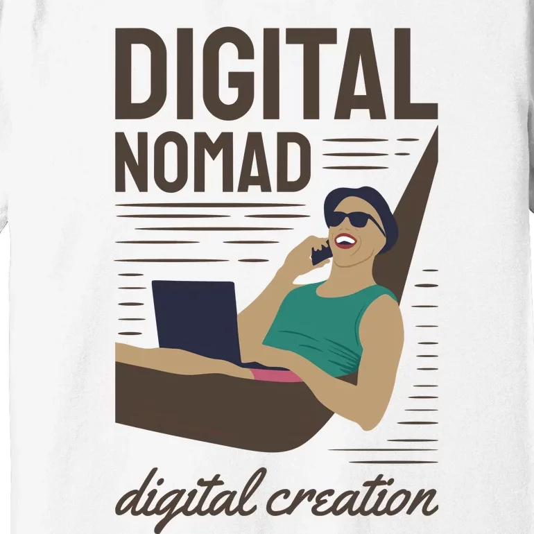 Digital Nomad Digital Creation Premium T-Shirt