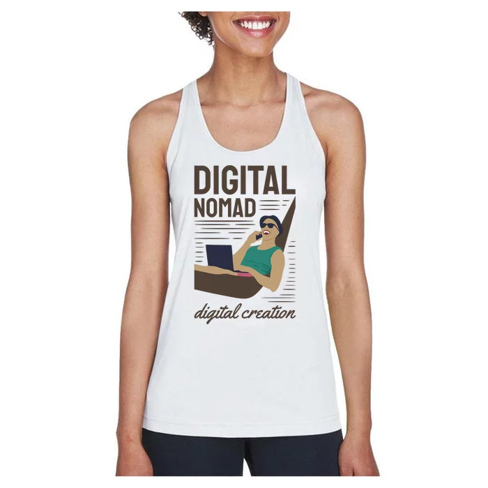 Digital Nomad Digital Creation Women's Racerback Tank