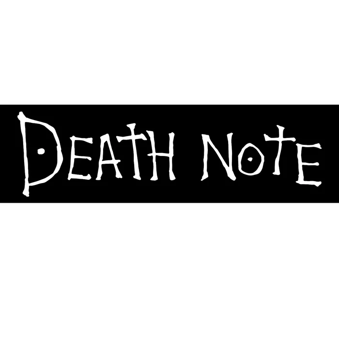 Death Note Bumper Sticker