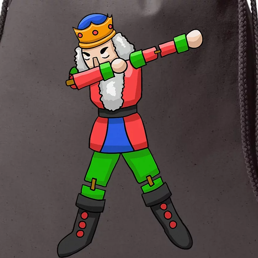 Dabbing Nutcracker Drawstring Bag