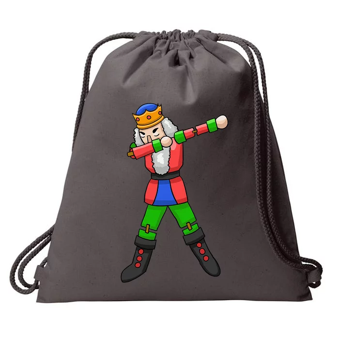 Dabbing Nutcracker Drawstring Bag