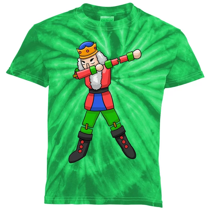 Dabbing Nutcracker Kids Tie-Dye T-Shirt