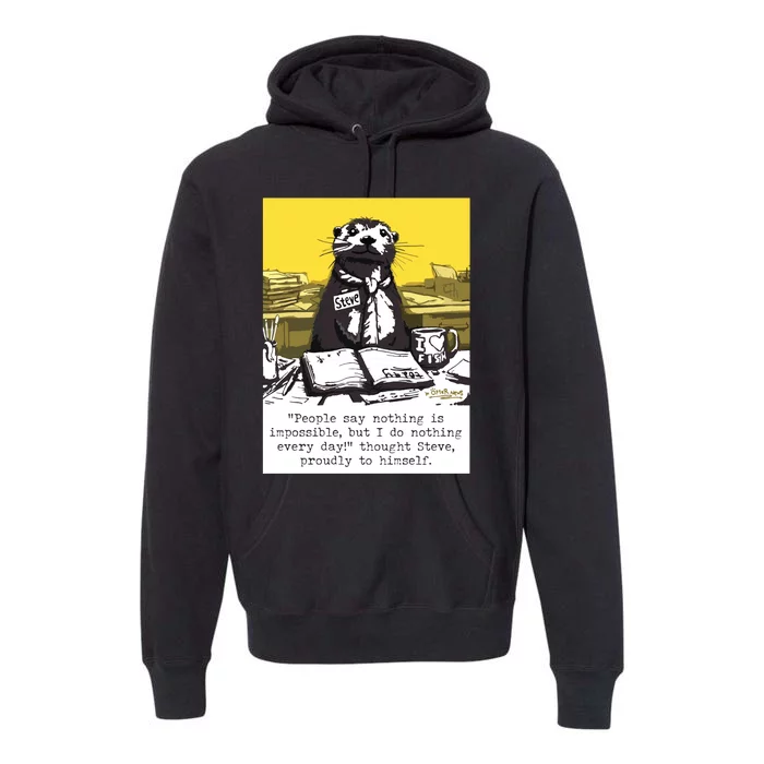 Doing Nothing Premium Hoodie