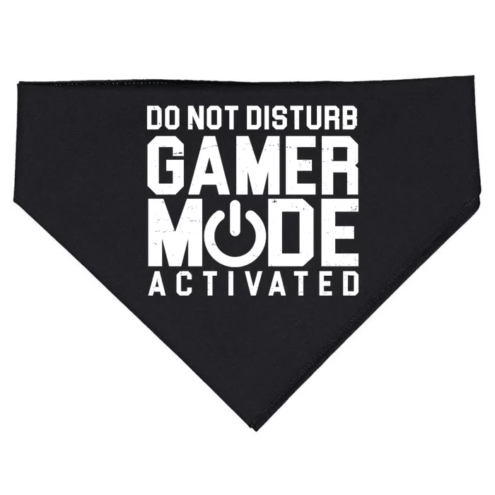 Do Not Disturb Gamer Mode Activated USA-Made Doggie Bandana