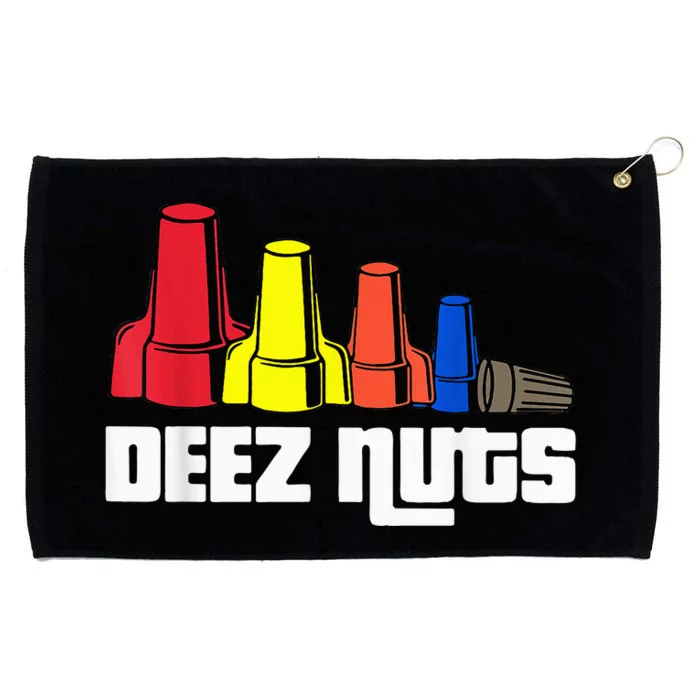 Deez Nuts Electrician Grommeted Golf Towel