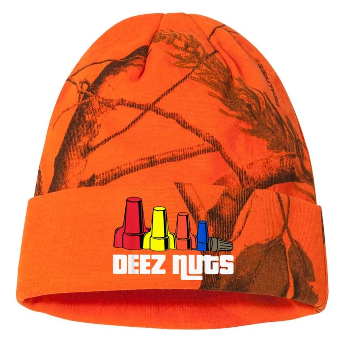 Deez Nuts Electrician Kati - 12in Camo Beanie