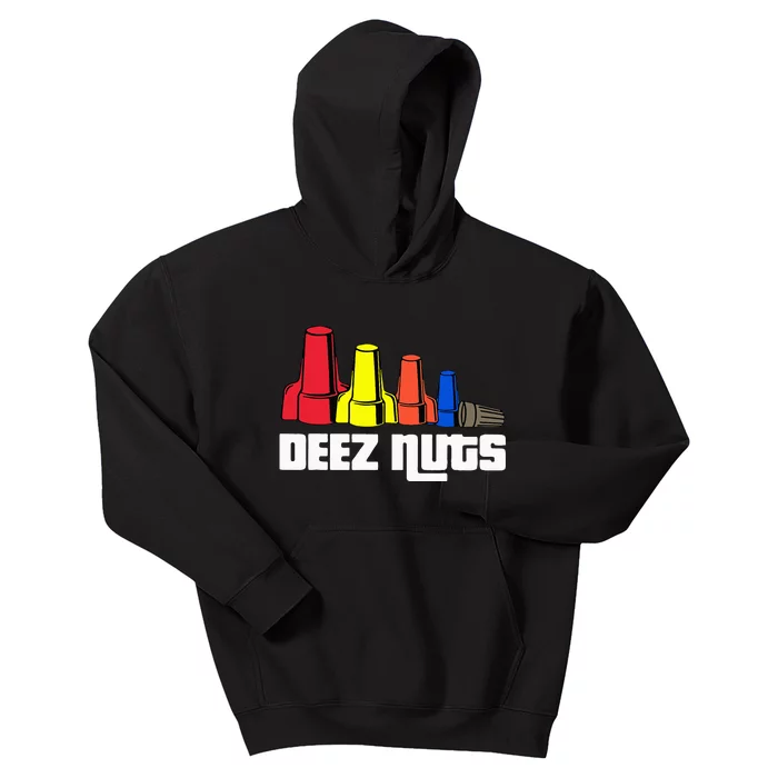 Deez Nuts Electrician Kids Hoodie