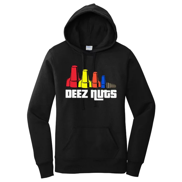 Deez Nuts Electrician Women's Pullover Hoodie