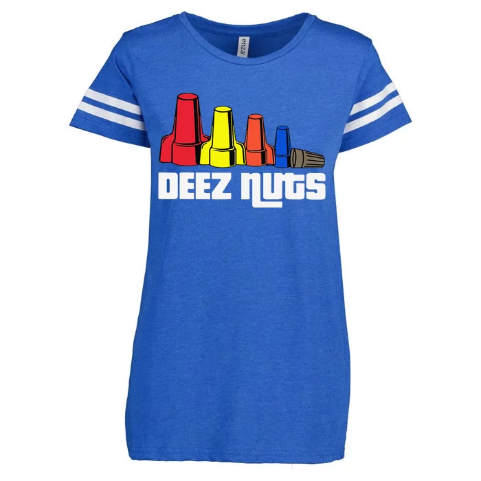 Deez Nuts Electrician Enza Ladies Jersey Football T-Shirt