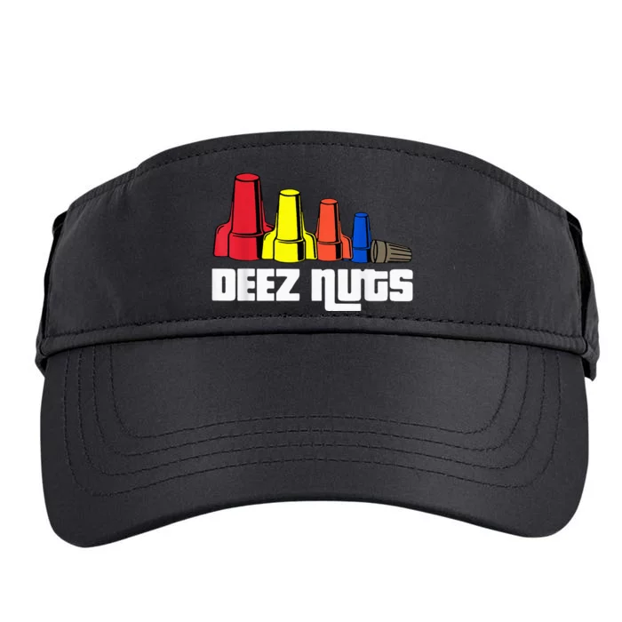 Deez Nuts Electrician Adult Drive Performance Visor