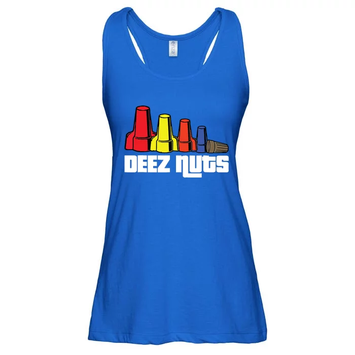 Deez Nuts Electrician Funny For Women Gift Ladies Essential Flowy Tank