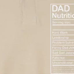 Dad Nutrition Facts Funny Sweet Thoughtful Cool Father's Day Softstyle Adult Sport Polo