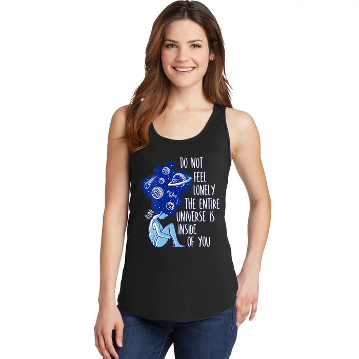 Do Not Feel Lonely Best Rumi Mystical Quotes Ladies Essential Tank