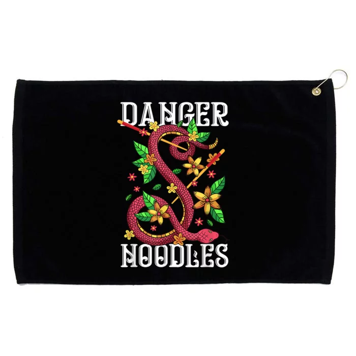 Danger Noodle Funny Snake Snakes Lover Grommeted Golf Towel