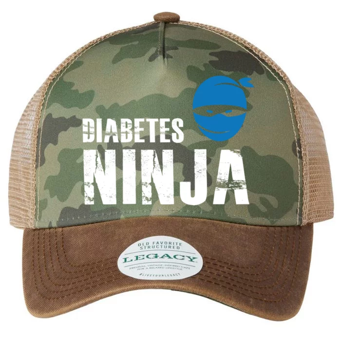 Diabetes Ninja Funny Gift Support Awareness Fighter Gift Legacy Tie Dye Trucker Hat