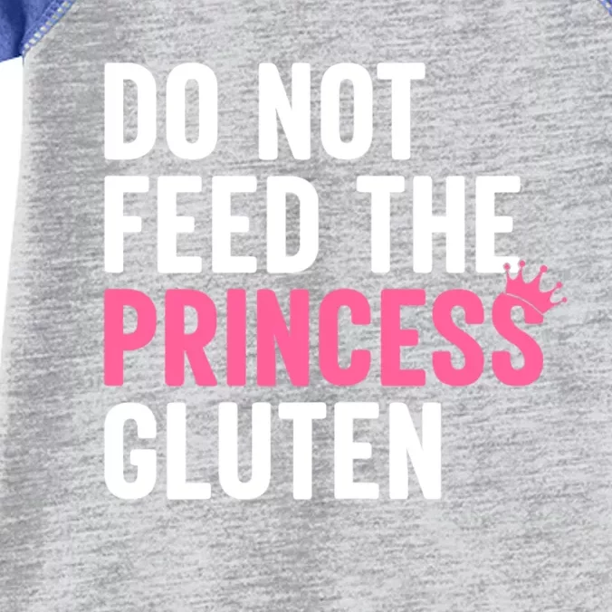 Do Not Feed The Princess Gluten Funny Infant Baby Jersey Bodysuit