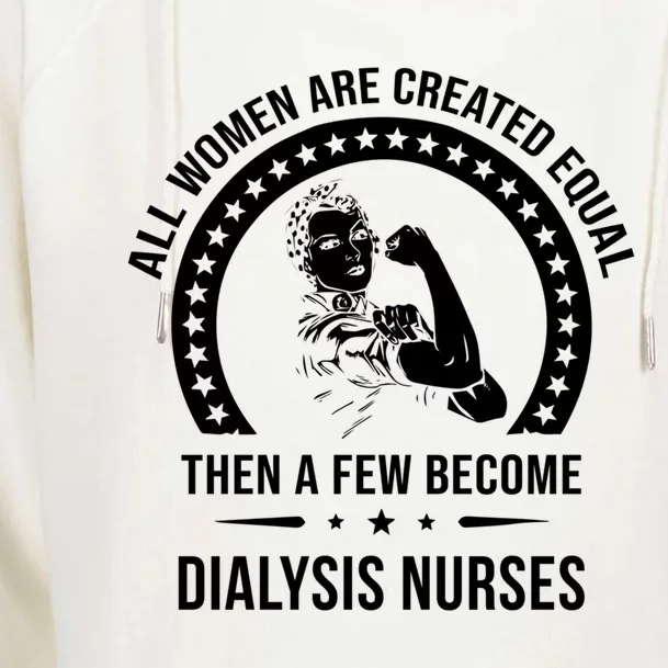 Dialysis Nurse Funny Gift Dialysis Nurse Gift Womens Funnel Neck Pullover Hood