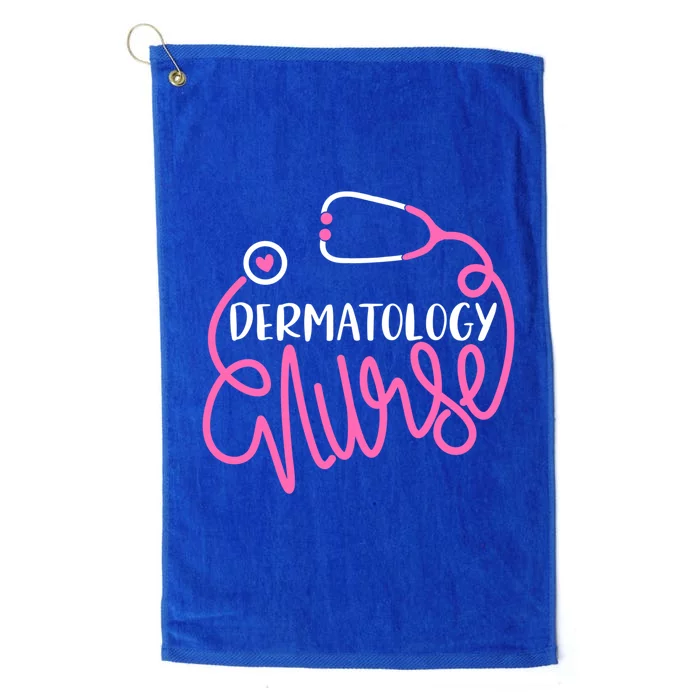 Dermatology Nurse Funny Dermatology Nursing Departt Nurse Gift Platinum Collection Golf Towel