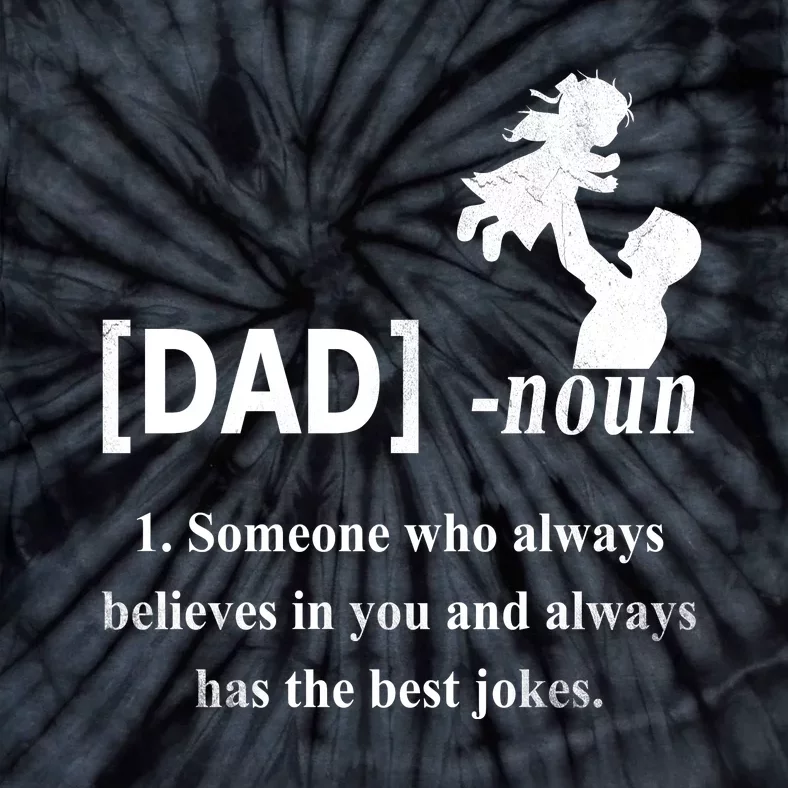 Dad Noun Funny Definition Gift For Dad Fathers Day Tie-Dye T-Shirt