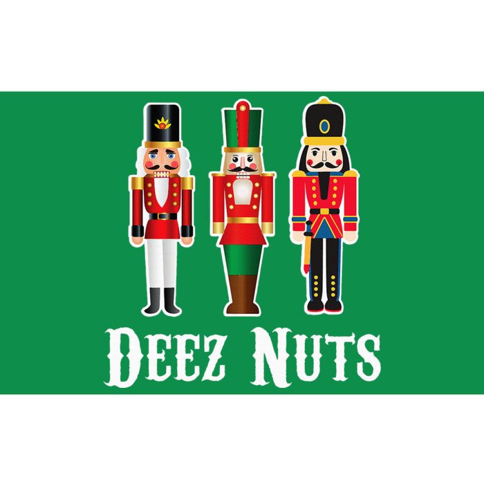 Deez Nuts Funny Christmas Nutcracker Bumper Sticker