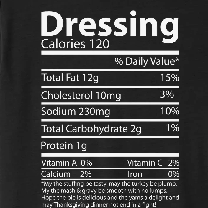 Dressing Nutritional Facts Family Matching ChromaSoft Performance T-Shirt