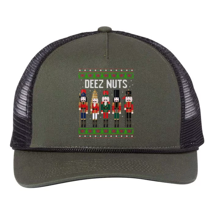 Deez Nut Funny Christmas Gift Retro Rope Trucker Hat Cap