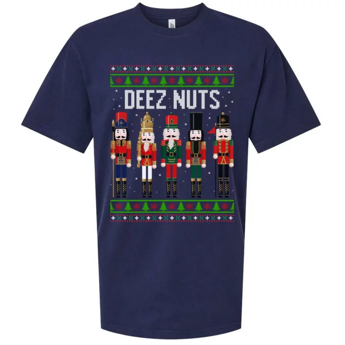 Deez Nut Funny Christmas Gift Sueded Cloud Jersey T-Shirt