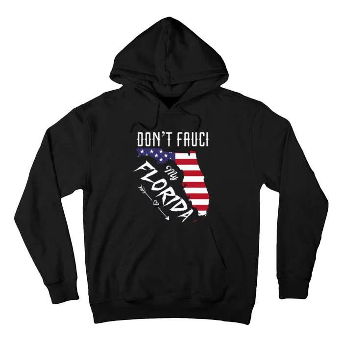 Do Not Fauci My Fl Florida Map Vintage 2024 Election Hoodie