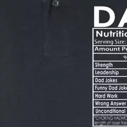 Dad Nutrition Facts Funny Sweet Thoughtful Cool Father's Day Softstyle Adult Sport Polo