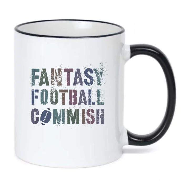 Drafting Night Fantasy Football Commish Dibs On Commissioner Black Color Changing Mug