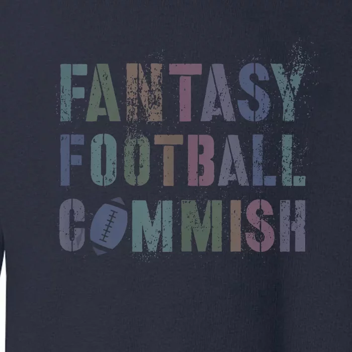 Drafting Night Fantasy Football Commish Dibs On Commissioner Toddler Sweatshirt