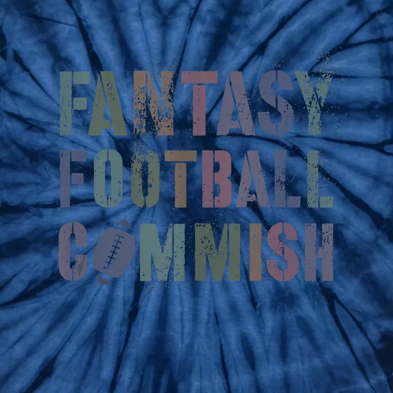 Drafting Night Fantasy Football Commish Dibs On Commissioner Tie-Dye T-Shirt