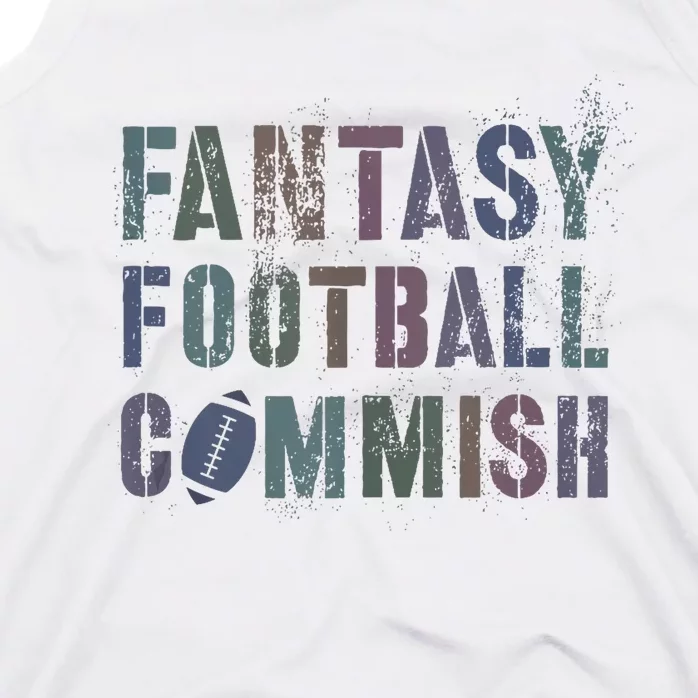 Drafting Night Fantasy Football Commish Dibs On Commissioner Tank Top