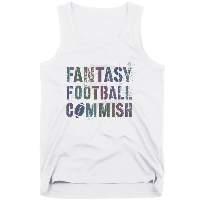 Drafting Night Fantasy Football Commish Dibs On Commissioner Tank Top