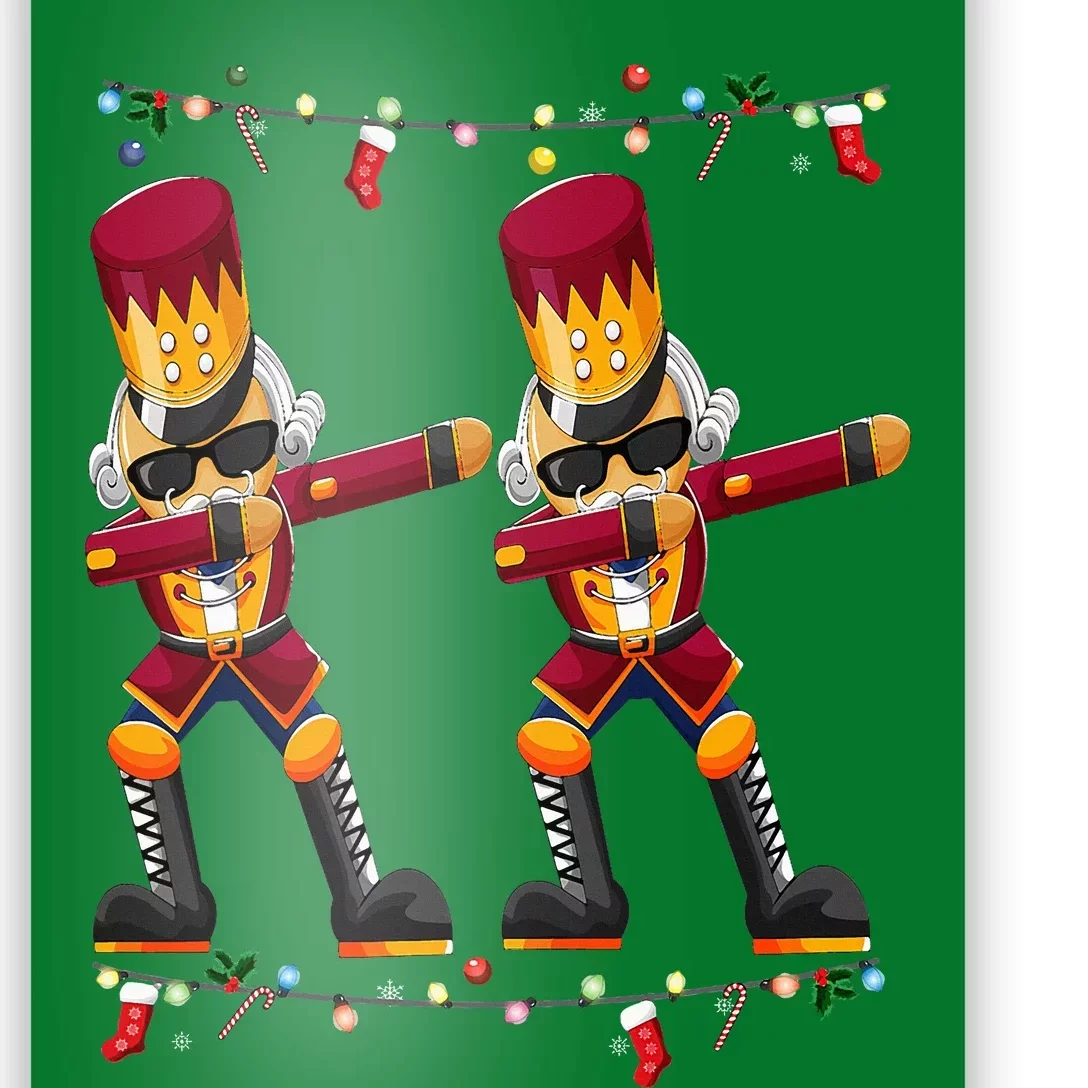 Dabbing Nutcracker Figure Christmas Nutcracker Ballet Poster