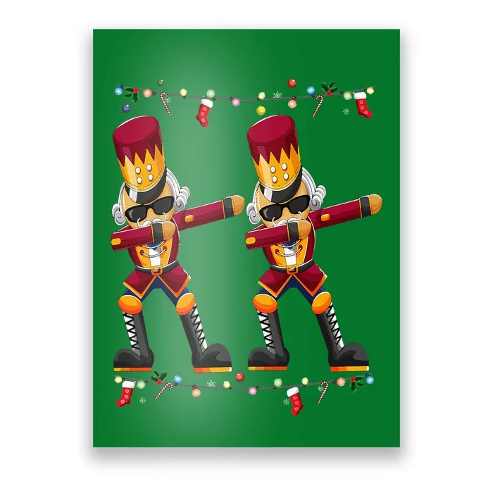 Dabbing Nutcracker Figure Christmas Nutcracker Ballet Poster