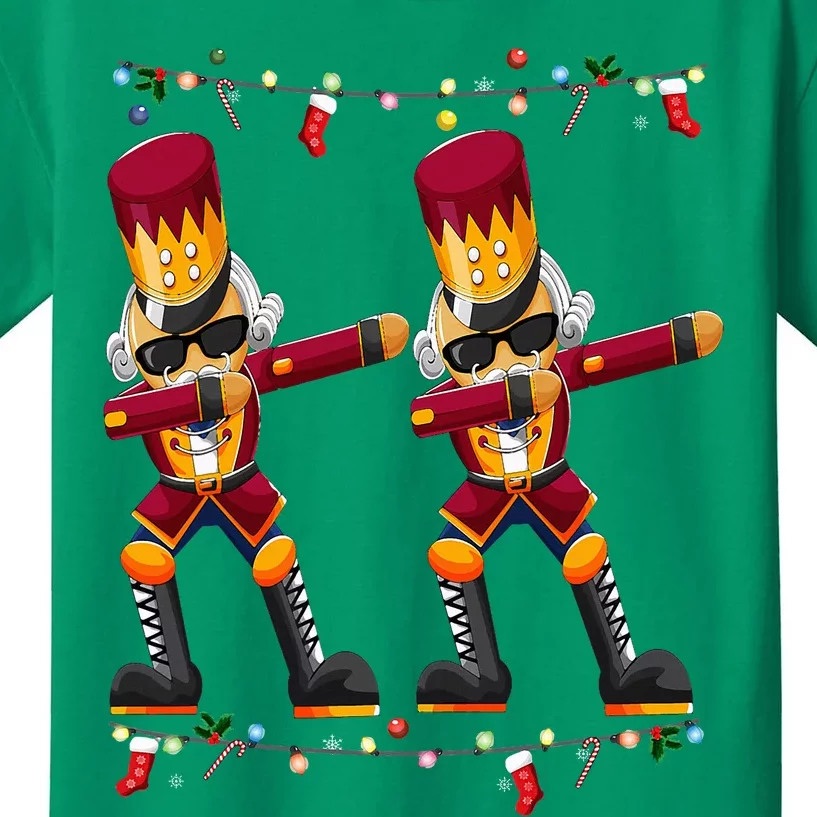 Dabbing Nutcracker Figure Christmas Nutcracker Ballet Kids T-Shirt