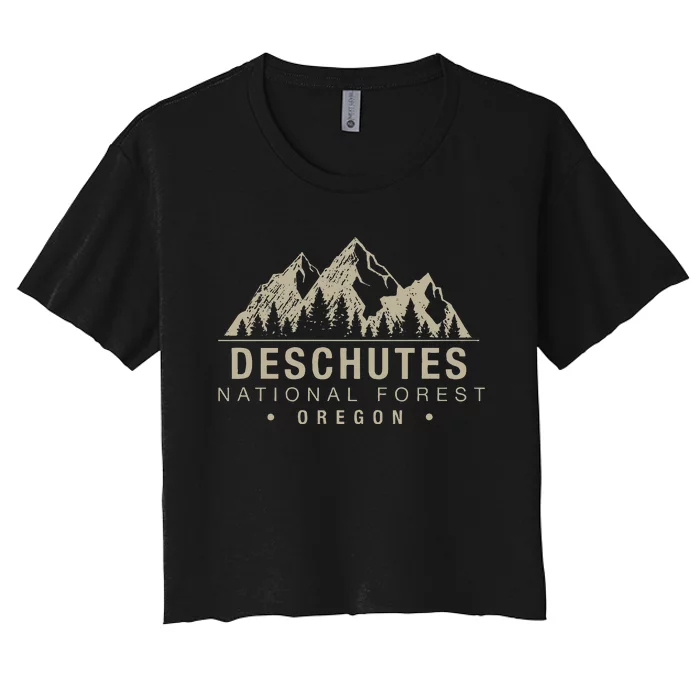 Deschutes National Forest Oregon Women's Crop Top Tee