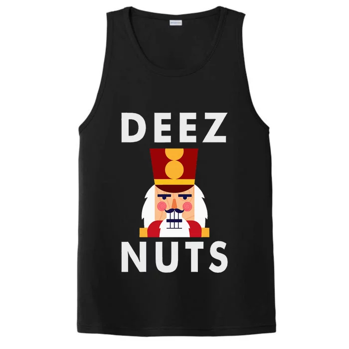 Deez Nuts Funny Christmas Nutcracker Performance Tank