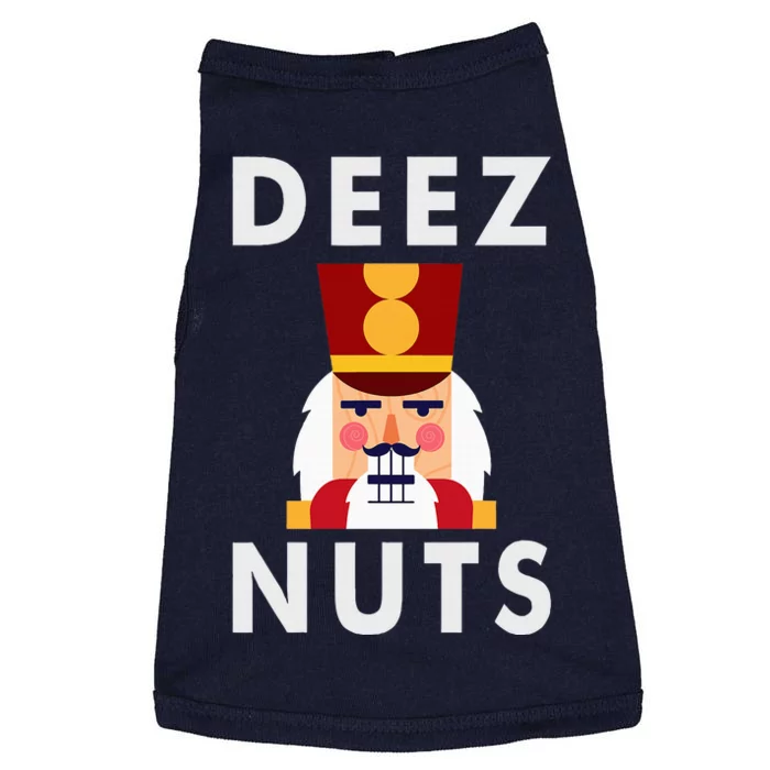 Deez Nuts Funny Christmas Nutcracker Doggie Tank