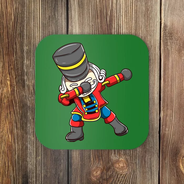 Dabbing Nutcracker Funny Christmas Lights Boys Coaster