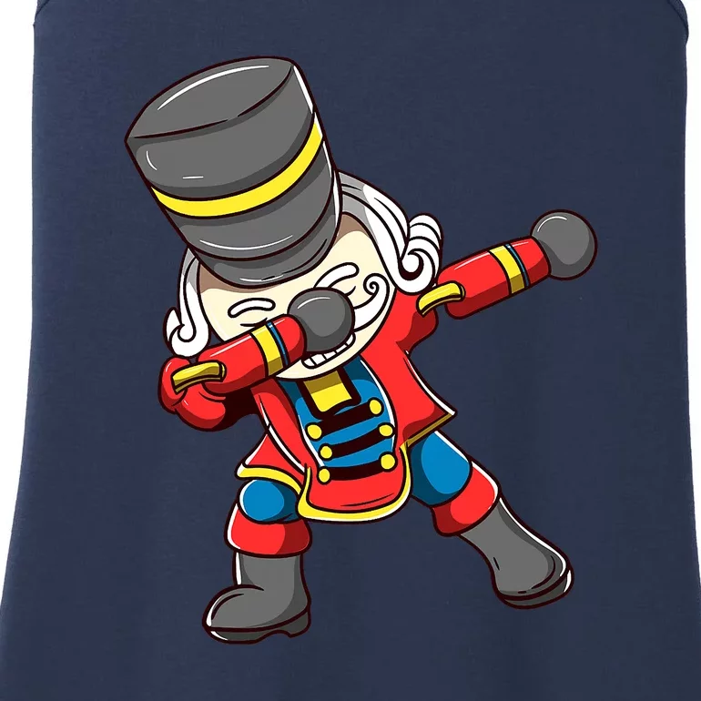 Dabbing Nutcracker Funny Christmas Lights Boys Ladies Essential Tank