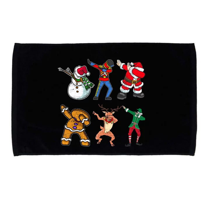 Dabbing Nutcracker Funny Dab Toy Soldier Christmas Microfiber Hand Towel